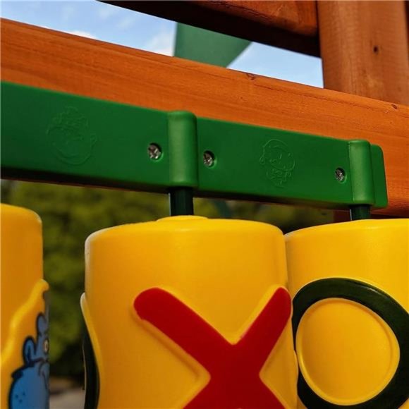 Gorilla Playsets 07-0010 Tic Tac Toe Spinner Activity Panel , Yellow - Picture 2 of 6